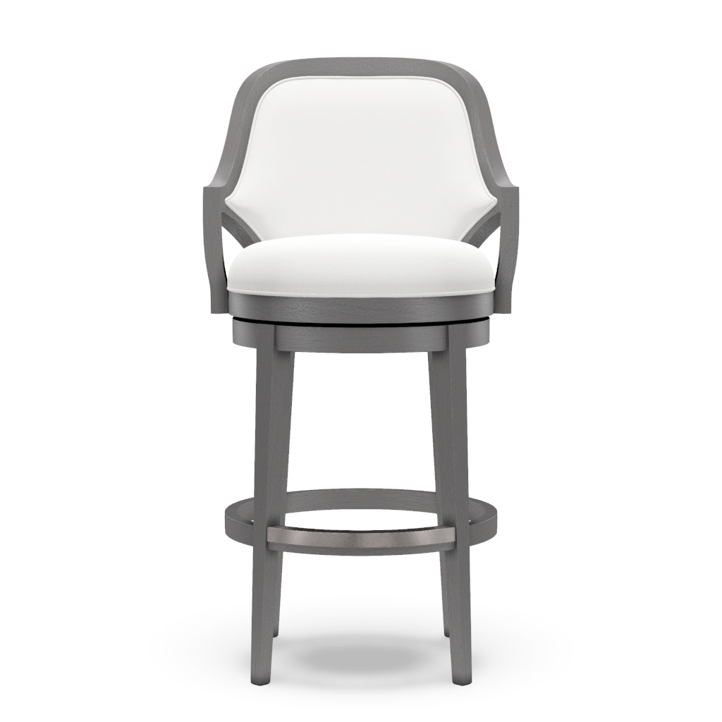 Appellation Upholstered Swivel Barstool