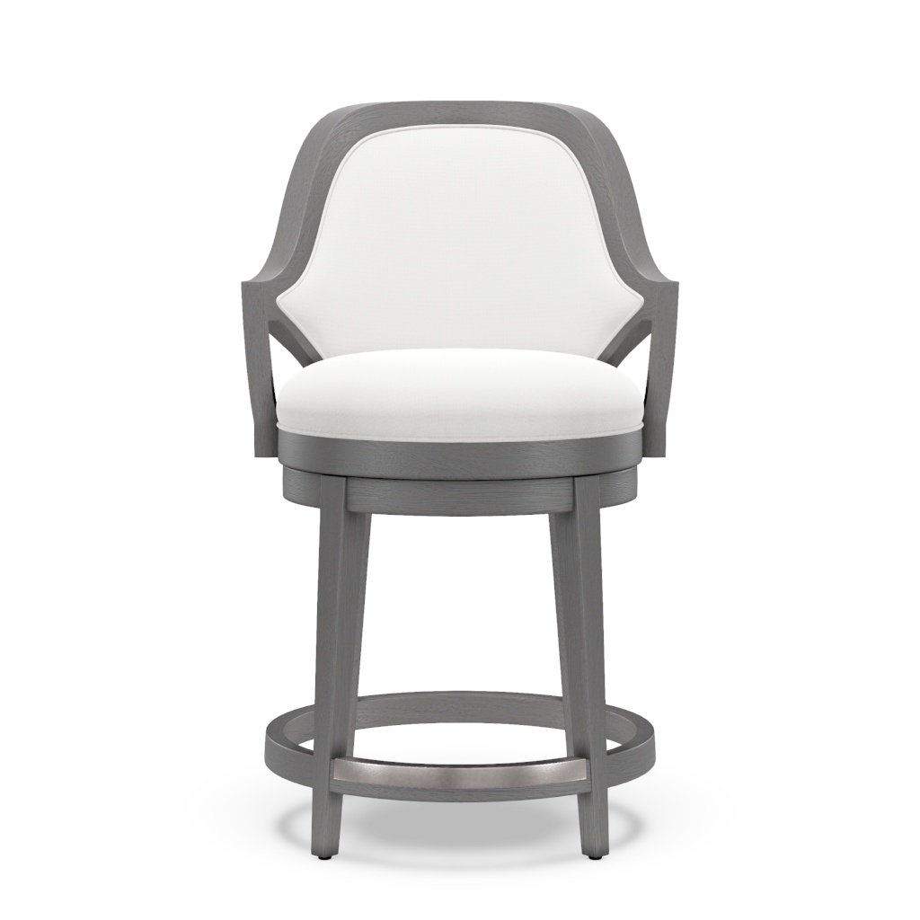 Appellation Upholstered Swivel Counter Stool