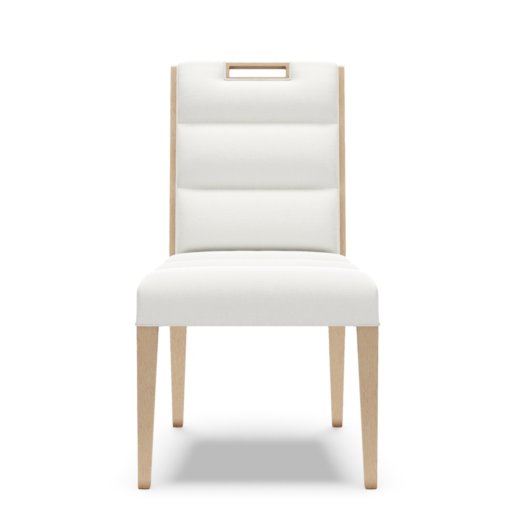 Aiden Channeled Upholstered Side Chair