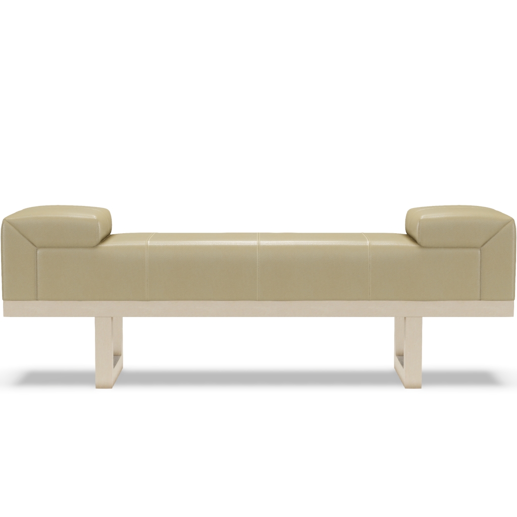 Abbott Leather Bench