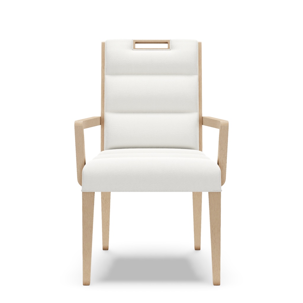 Aiden Channeled Upholstered Arm Chair