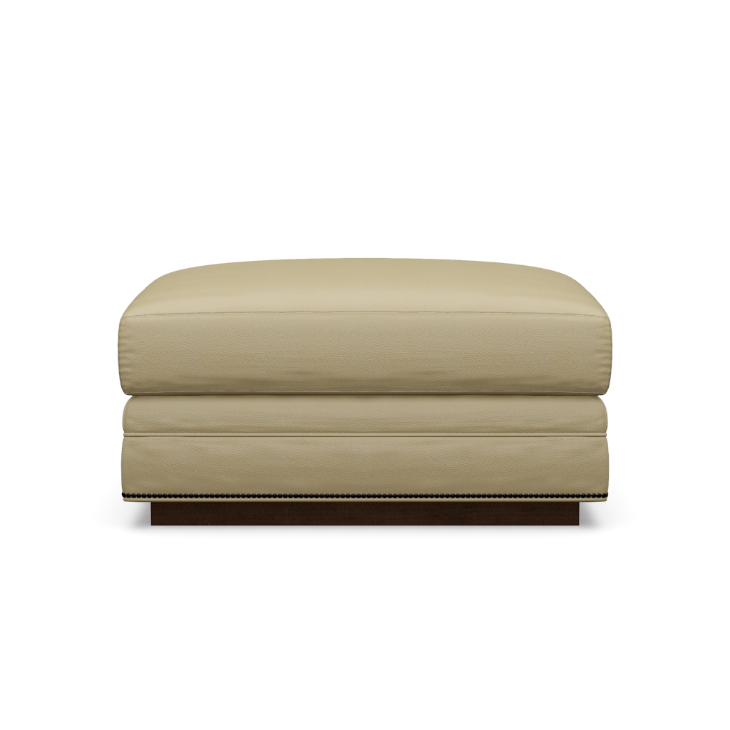 Balance Leather Ottoman