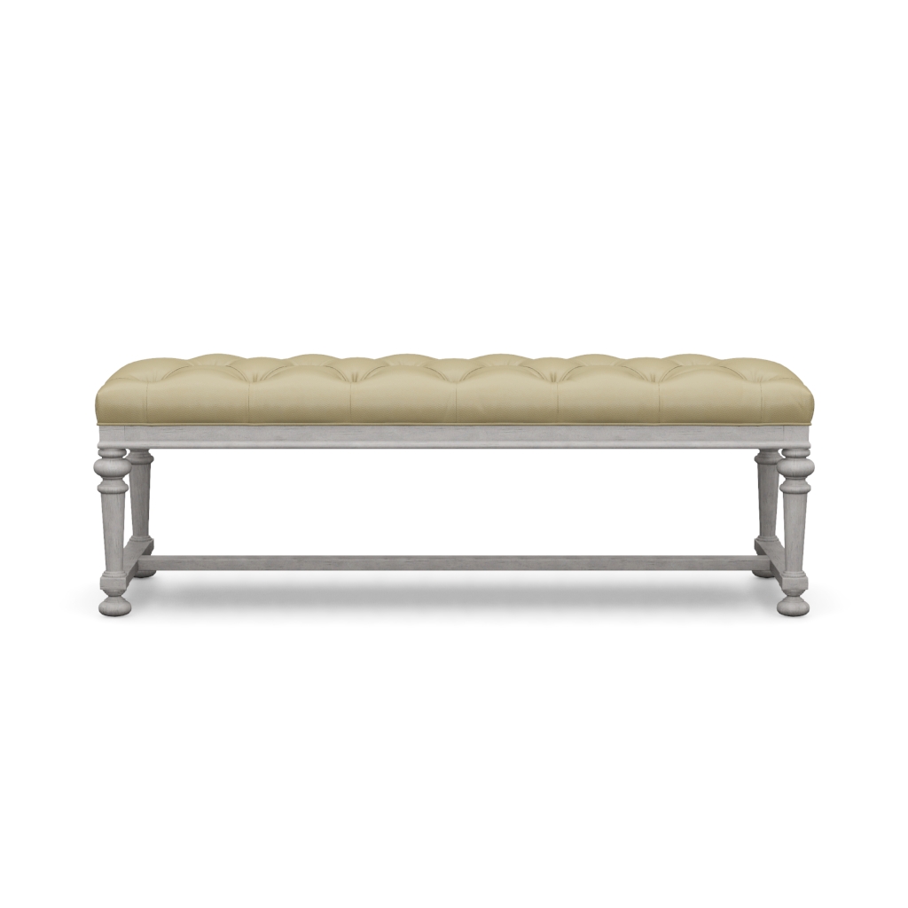 Bellport Leather Bench
