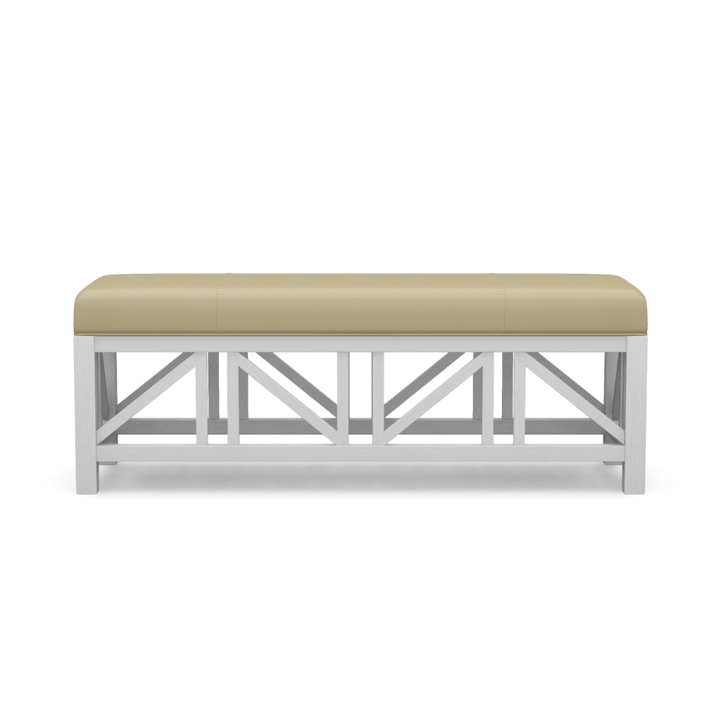Birkdale Leather Bench