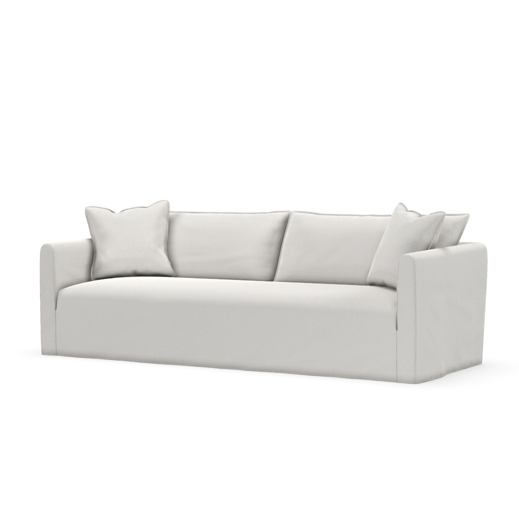 Alana Slip: 96" Sofa w/Slipcover