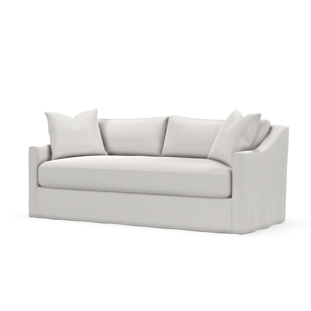 Bradford Slip - 88" Sofa w/Slipcover (Bench Cushion)