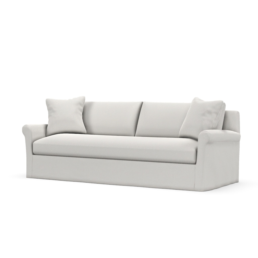 Freya 98" Slip Bench Cushion Sofa