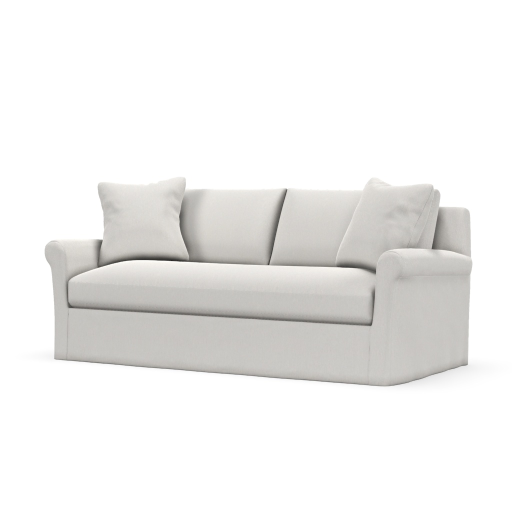 Freya 84" Slip Bench Cushion Sofa