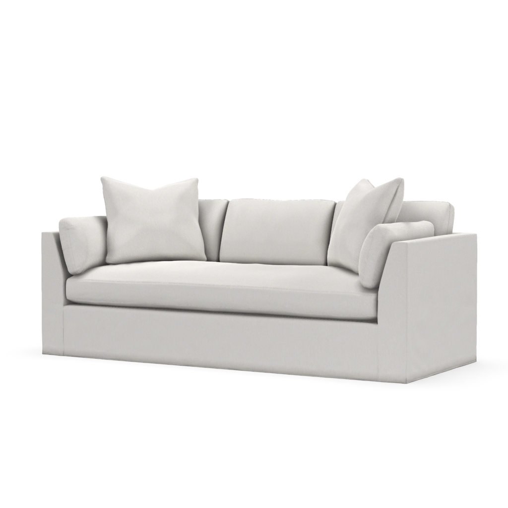 Boden 90" Sofa w/Slipcover (Bench Cushion)