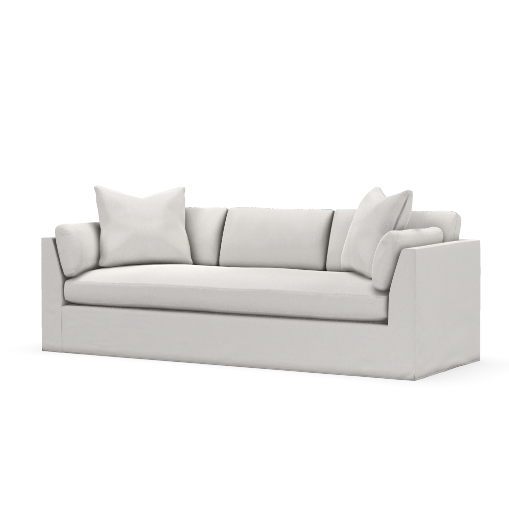 Boden Slip 99" Sofa w/Slipcover (Bench Cushion)