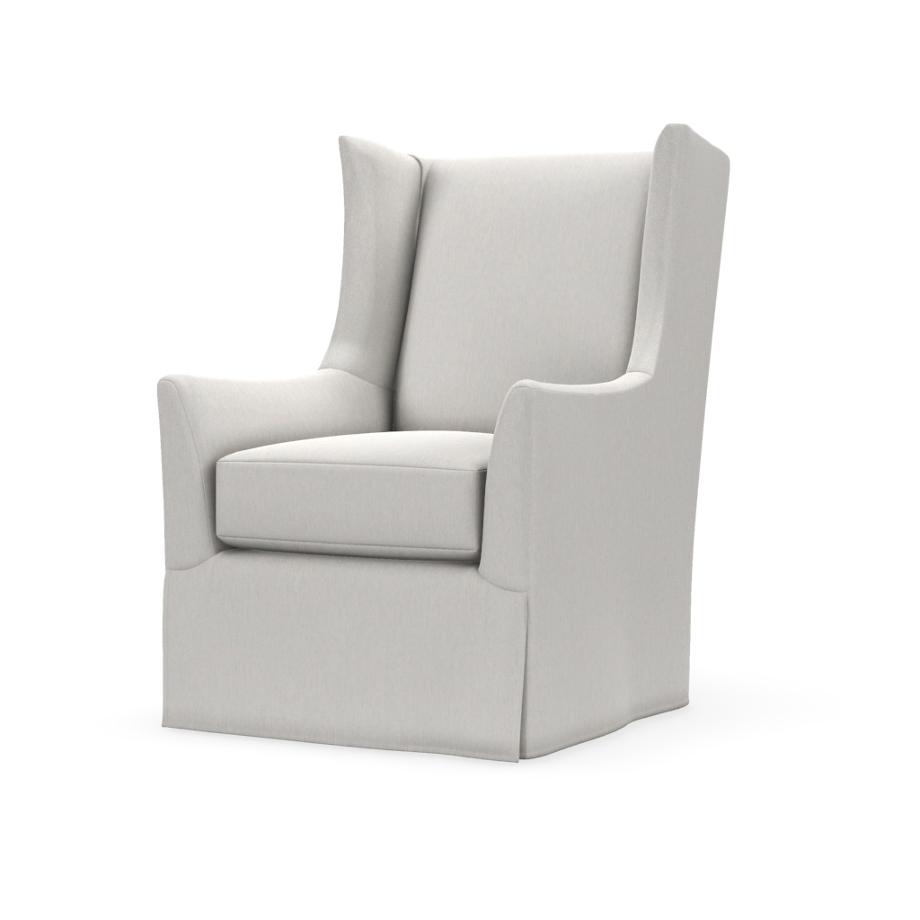 Ellory Slip: Slipcover Swivel Glider Chair