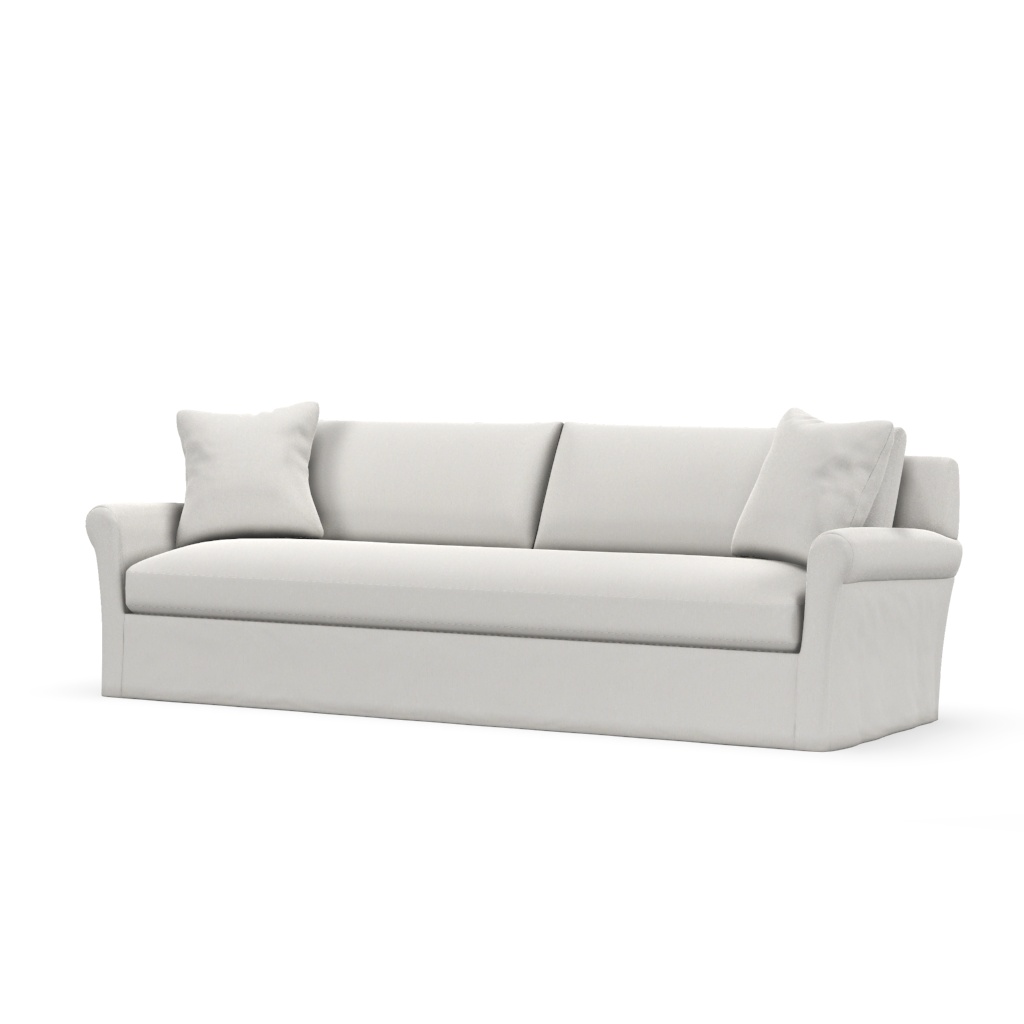 Freya 110" Slip Bench Cushion Sofa