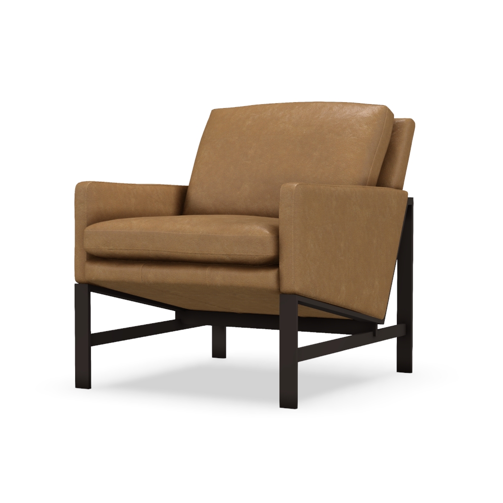 Atticus Leather Accent Chair