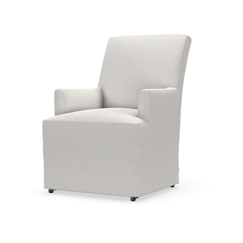 Finch - Slip Dining Arm Chair w/ Caster