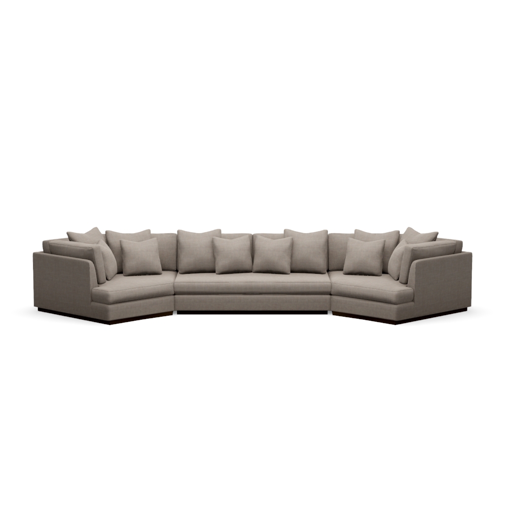 LAF Pod Chaise + Armless Love Seat + RAF Pod Chaise