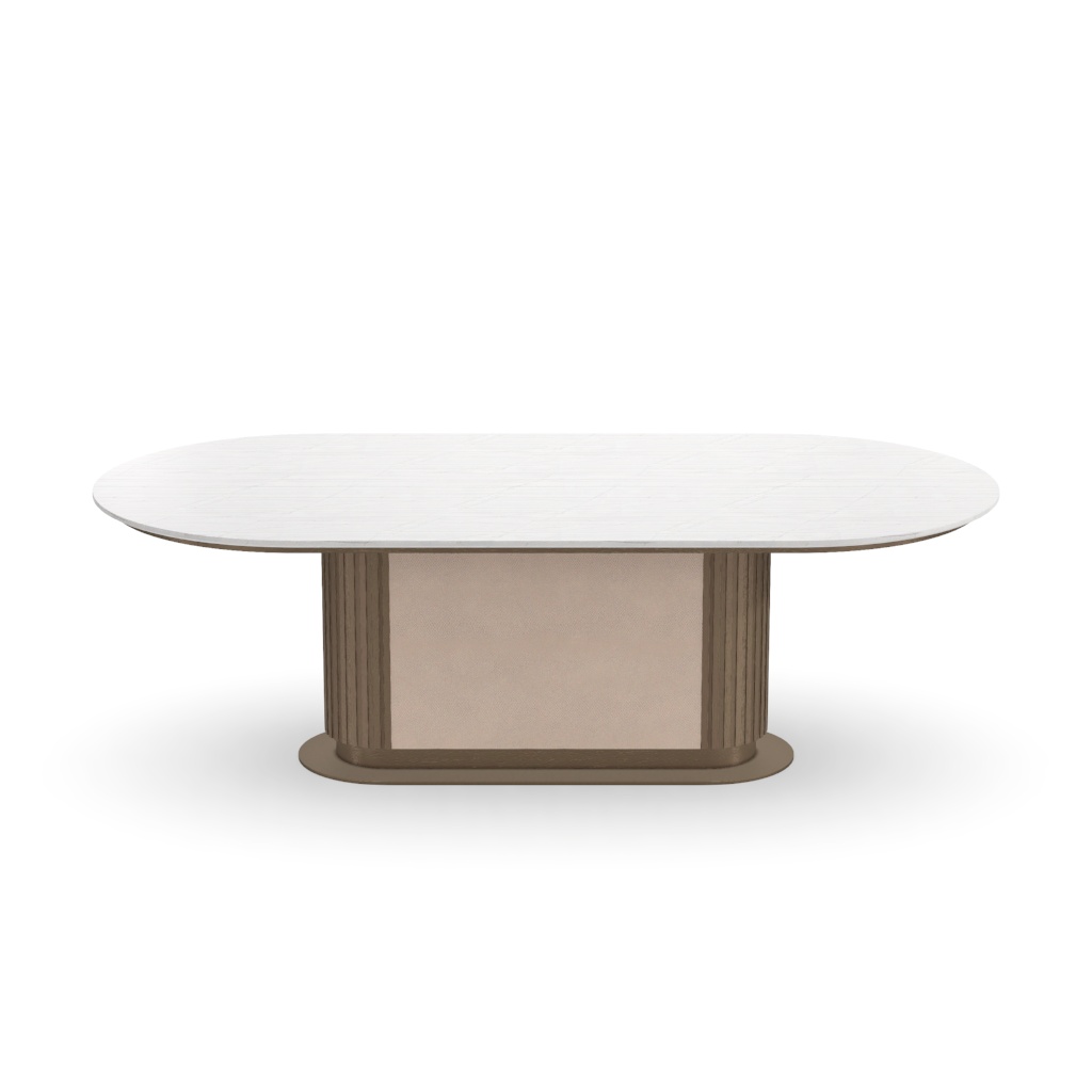 Gem Dining Table 111 (Stone Top)