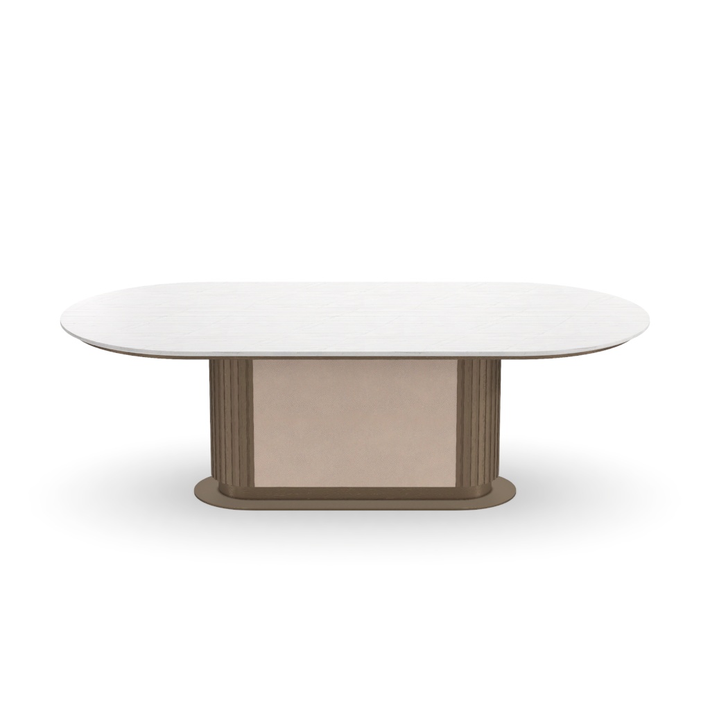 Gem Dining Table 101 (Stone Top)