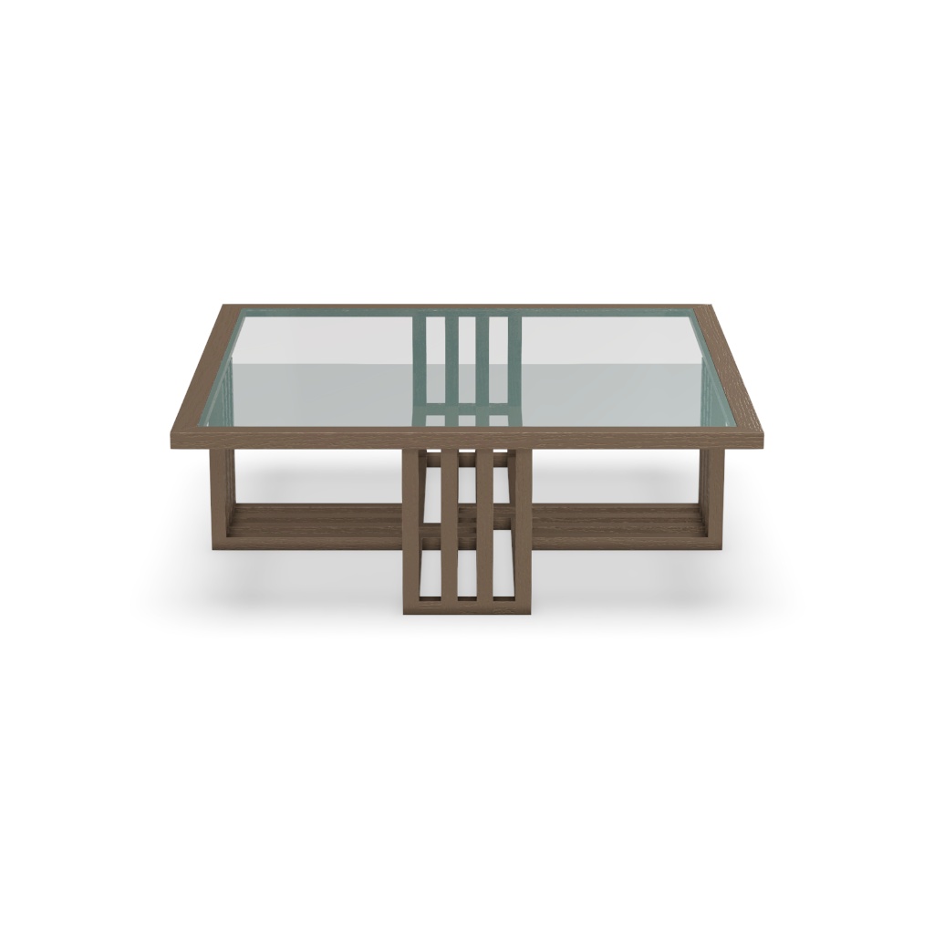 Chocolate 200 Cocktail Table Base (Glass Top)