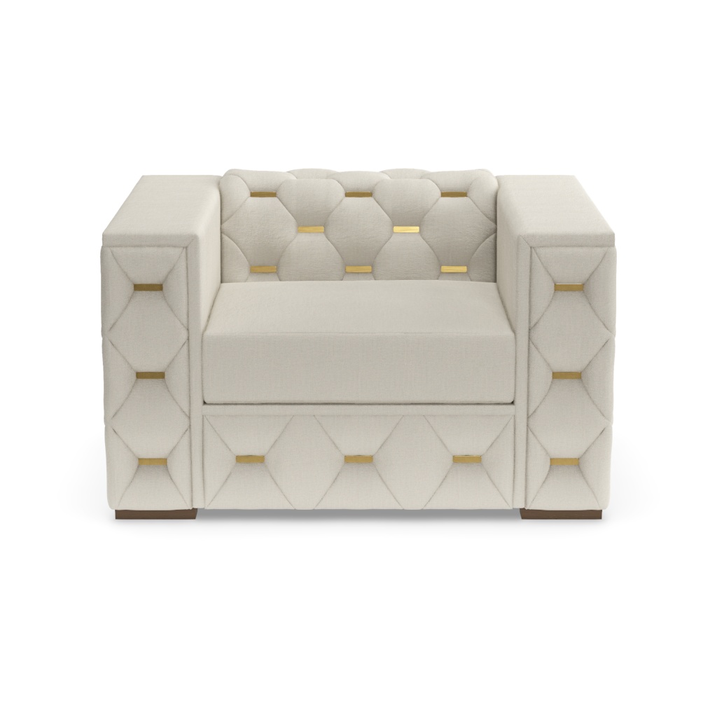 CARAMELO TUFTED UPHOLSTERED CHAIR 240