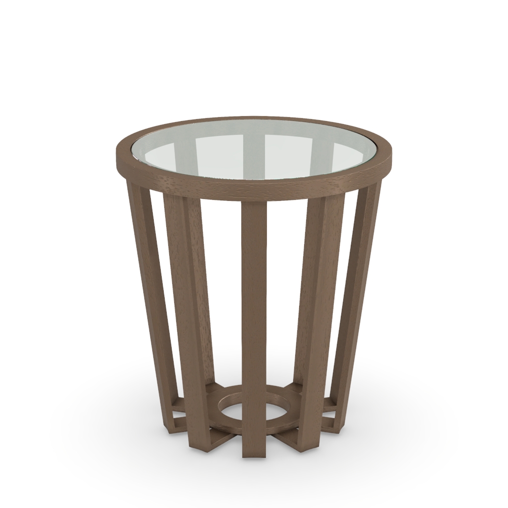 Galapagos End Table 100 (Glass Top)