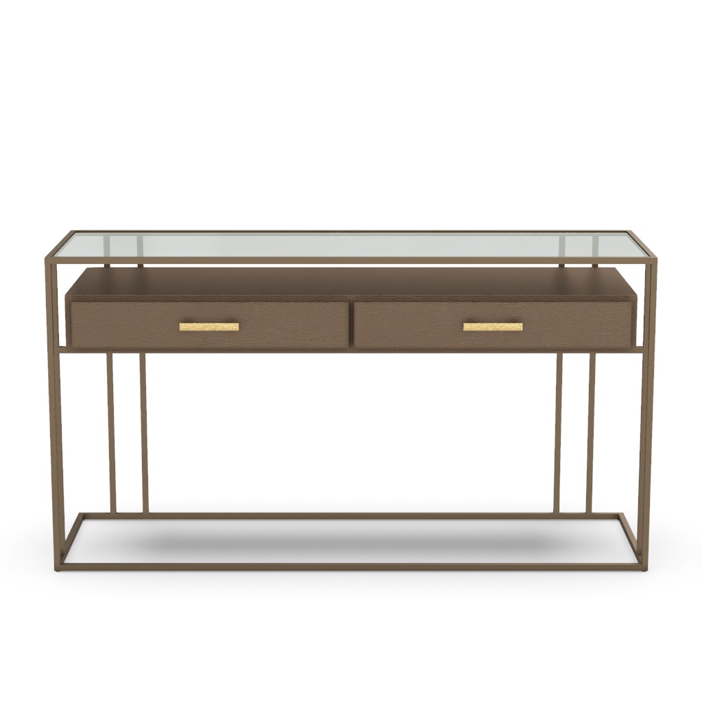 Bolero Console 100 (Glass Top)