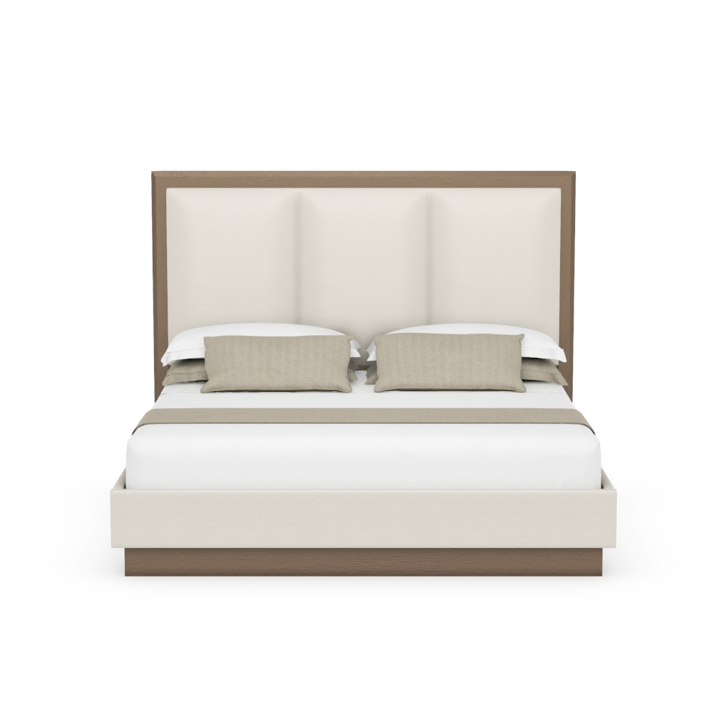 Africa Bed - Upholstered Side Rails & Footboard