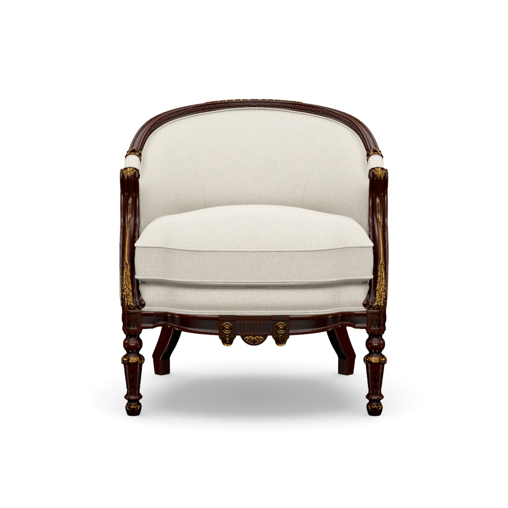 The India Silk Bedroom Upholstered Chair